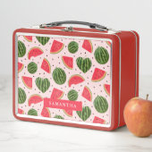 Fun Pink Watermelon Summer Fruit Pattern (In situ)