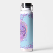 Fun Pink zeemeermin van Renee Lavoie Waterfles (Achterkant)