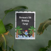 Fun Pirate Birthday Party Sign Poster