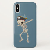 Fun Pirate Dance Halloween Skeleton Dab Case-Mate iPhone Case (Achterkant)