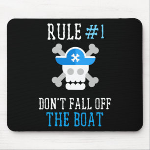 Fun Pirate Rules Herfsten niet van de boot Mannen Muismat