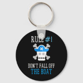 Fun Pirate Rules Herfsten niet van de boot Mannen  Sleutelhanger (Voorkant)
