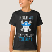 Fun Pirate Rules Herfsten niet van de boot Mannen T-shirt (Voorkant)