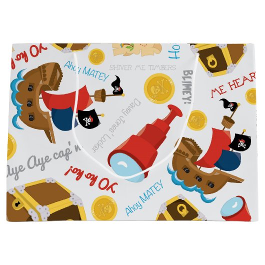 Fun Pirate ship Patroondepot Groot Cadeauzakje (Voorkant)