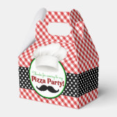 Fun Pizza Party Dank je Bedankdoosjes (Voorkant Zijde)
