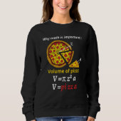 Fun pizza pi pi day pi joke math mathematics calcu trui (Voorkant)