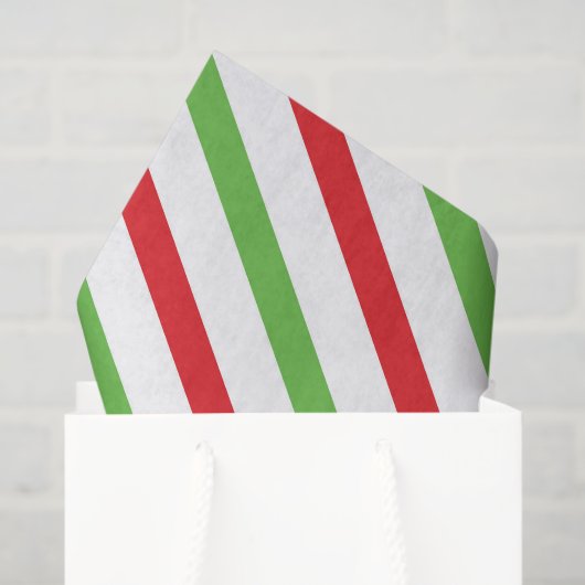 Fun Pizza-stripe, weefsel Tissuepapier (Cadeauzakje)