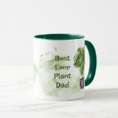 Fun Plant Best Ever Plant Dad Houseplant Monstera Mok (Voorkant rechts)