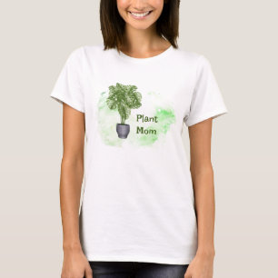 Fun Plant Mam Quote Houseplant Monstera T-shirt