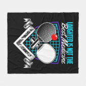 Fun Play Tennis Best Medicine Pplay Table Tennis Fleece Deken (Voorkant (Horizontaal))