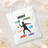 Fun player tennis  bedankzakje (Geknipt)