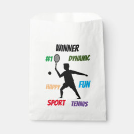Fun player tennis  bedankzakje