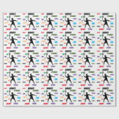 Fun player tennis  cadeaupapier (Vlak)