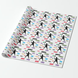 Fun player tennis  cadeaupapier