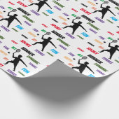 Fun player tennis  cadeaupapier (Hoek)