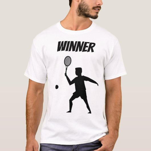 Fun player tennis  t-shirt (Voorkant)