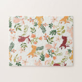 Fun & Playful Bunny Pattern Legpuzzel (Horizontaal)