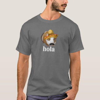 FUN PLAYFUL MEXICAN GUINEA PIG HOLA HALLO T SHIRT