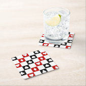 Fun Poker party suit onderzetters (Insitu)