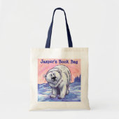 Fun Polar Beer Personalized Book Bag Tote Bag (Voorkant)