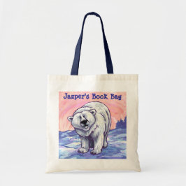 Fun Polar Beer Personalized Book Bag Tote Bag