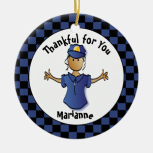 Fun Politicus Gift - Cute Proud of You Officer Keramisch Ornament
