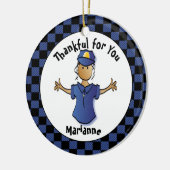 Fun Politicus Gift - Cute Proud of You Officer Keramisch Ornament (Links)