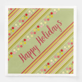 Fun Polka Dot en Green Servet (Voorkant)