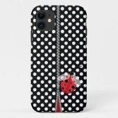 Fun Polka Dot & Ladybug iPhone 5 Hoesje (Achterkant)