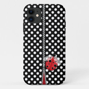 Fun Polka Dot & Ladybug iPhone 5 Hoesje
