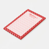 Fun Polka Dots | Aangepast om lijst te doen Post-it® Notes (Schuin)