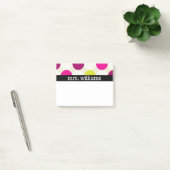 Fun Polka Dots - Personaliseren Post-it® Notes (Kantoor)