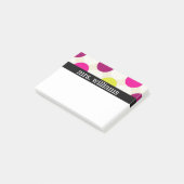 Fun Polka Dots - Personaliseren Post-it® Notes (Schuin)