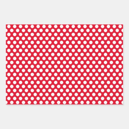 Fun Polka Dots Wrapping Paper Set van 3 (Voorkant 2)