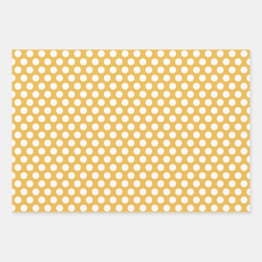Fun Polka Dots Wrapping Paper Set van 3 (Voorkant)