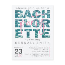 Fun Pool and Tropical Theme Bachelorette Party