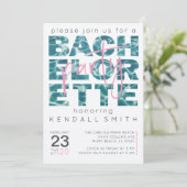 Fun Pool and Tropical Theme Bachelorette Party Kaart (Staand voorkant)