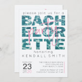 Fun Pool and Tropical Theme Bachelorette Party Kaart (Voorkant / Achterkant)