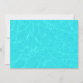 Fun Pool Party Birthday With Photo – Summer Splash Kaart (Achterkant)