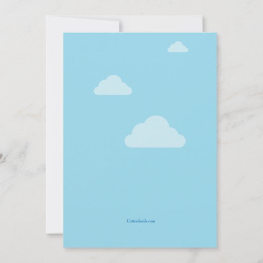 Fun Pool Party Invitation Kaart (Achterkant)