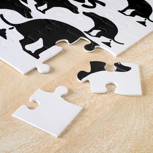 Fun Pooping Dog Legpuzzel (Zijkant)