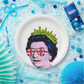 Fun Pop art HM Queen Party Paper Borden Papieren Bordje (Feest)