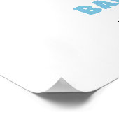 Fun Popcicle Ice Cream Baby shower Welkom Poster (Hoek)