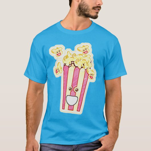 Fun Popcorn Character T-shirt (Voorkant)