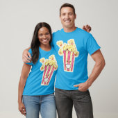 Fun Popcorn Character T-shirt (Unisex)