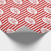 Fun popcorn kunstpatroonplaat cadeaupapier (Hoek)
