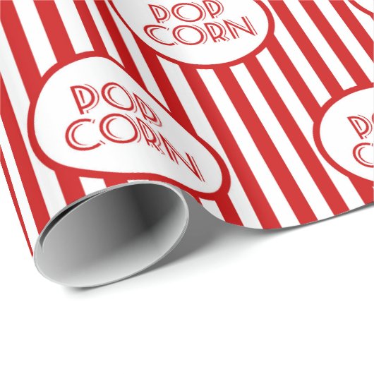 Fun popcorn kunstpatroonplaat cadeaupapier (Rol Hoek)