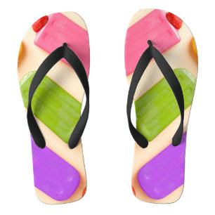 Fun Popsicle, Ice Lolly Teenslippers