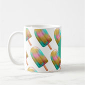 Fun Popsicle Patroon met Monogram Koffiemok (Links)
