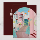 Fun Portugees Feliz Natal Feestdagenkaart (Voorkant / Achterkant)